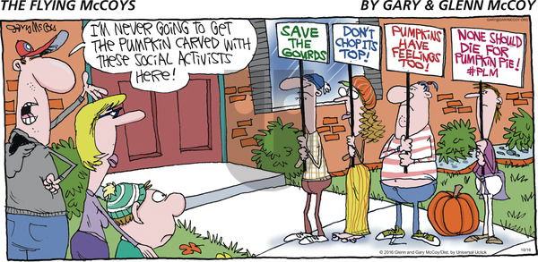 The Flying McCoys on Sunday October 16, 2016 Comic Strip