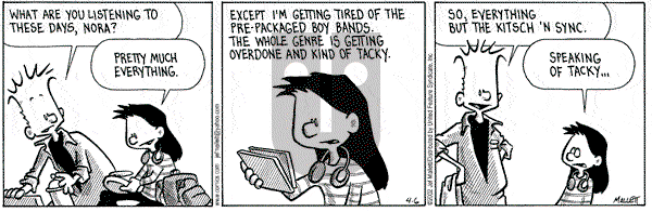 Frazz on Saturday April 6, 2002 Comic Strip