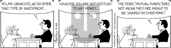 The Born Loser on Tuesday October 20, 1998 Comic Strip