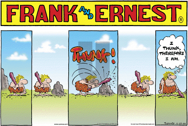 Frank and Ernest on Sunday October 29, 2006 Comic Strip
