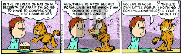 Garfield on Monday August 5, 1991 Comic Strip