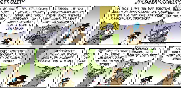 Get Fuzzy on Sunday January 30, 2011 Comic Strip