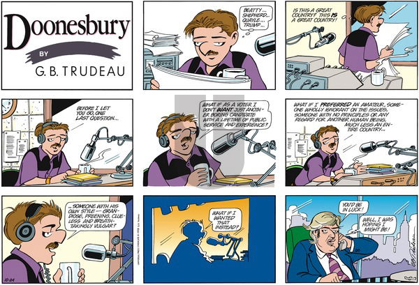 Doonesbury on Sunday October 24, 1999 Comic Strip