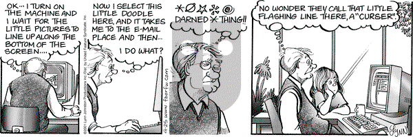 For Better or For Worse on Wednesday April 25, 2001 Comic Strip