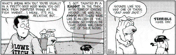 Get Fuzzy on Monday October 2, 2000 Comic Strip