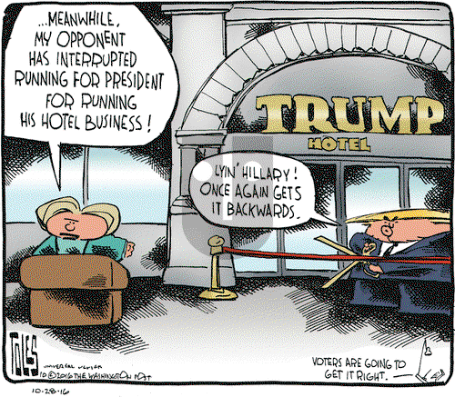 Tom Toles on Friday October 28, 2016 Comic Strip