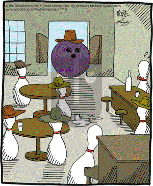 In the Bleachers on Thursday January 19, 2017 Comic Strip