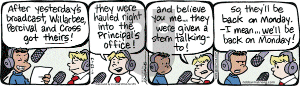 JumpStart on Saturday November 23, 2013 Comic Strip