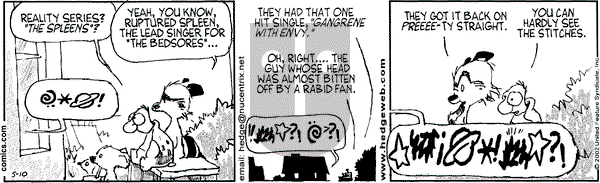 Over the Hedge on Friday May 10, 2002 Comic Strip