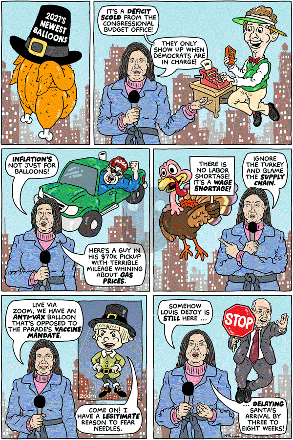 Brian McFadden - Tuesday November 23, 2021 Comic Strip