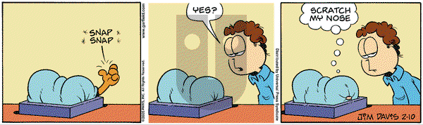 Garfield on Thursday February 10, 2005 Comic Strip