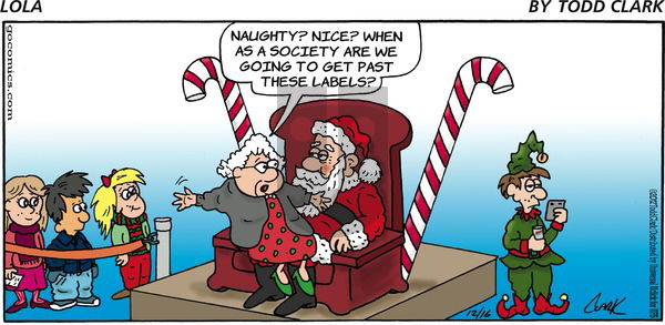 Lola on Sunday December 16, 2012 Comic Strip