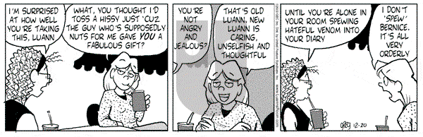 Luann on Saturday December 20, 2003 Comic Strip