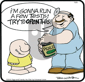 Ziggy - Monday October 3, 2016 Comic Strip
