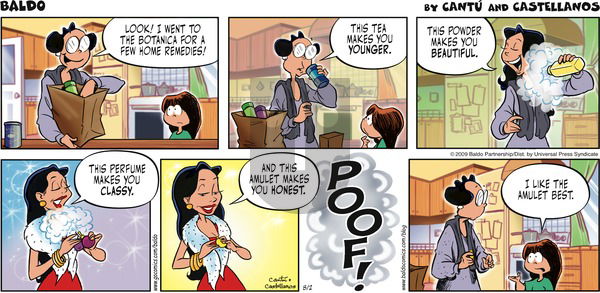 Baldo on Sunday August 2, 2009 Comic Strip
