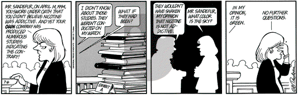 Doonesbury on Wednesday July 6, 1994 Comic Strip