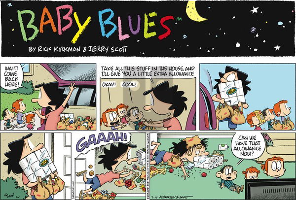 Baby Blues on Sunday July 14, 2019 Comic Strip