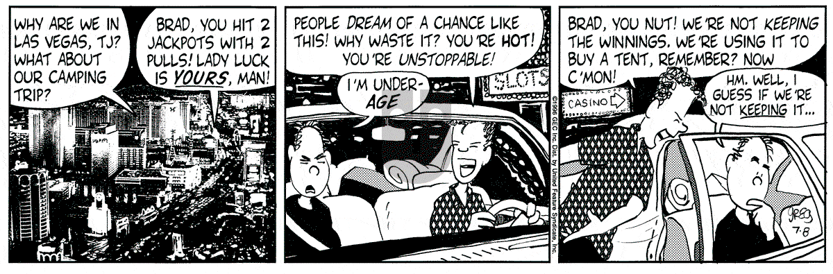 Luann - Monday July 8, 1996 Comic Strip