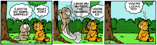 Garfield on Saturday July 13, 1985 Comic Strip