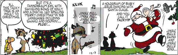 Over the Hedge on Tuesday December 7, 2010 Comic Strip