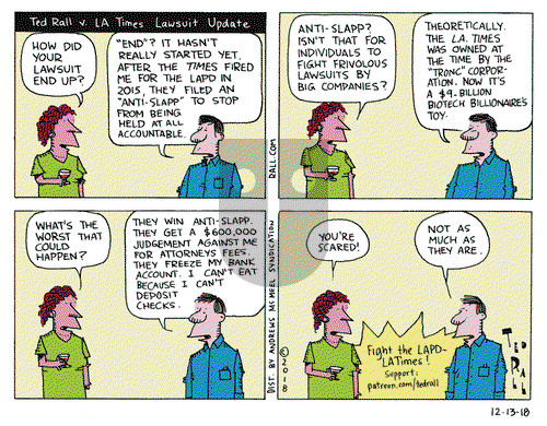 Ted Rall on Thursday December 13, 2018 Comic Strip
