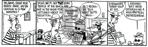 Monty on Monday August 11, 2003 Comic Strip
