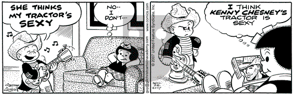 Nancy on Friday September 28, 2007 Comic Strip