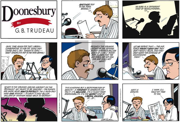 Doonesbury on Sunday December 21, 1997 Comic Strip