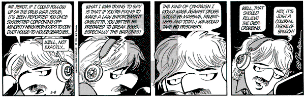 Doonesbury on Monday April 22, 1996 Comic Strip