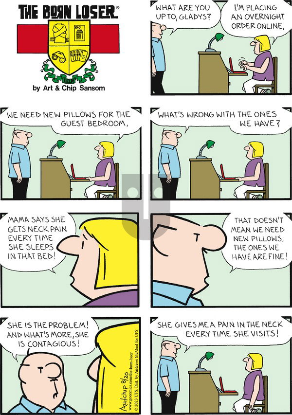 The Born Loser on Sunday August 20, 2023 Comic Strip
