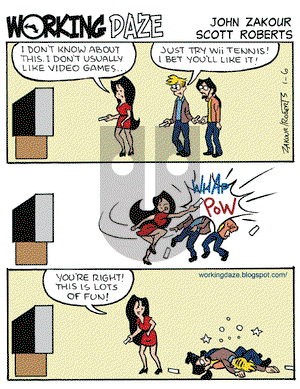 Working Daze on Tuesday January 6, 2009 Comic Strip