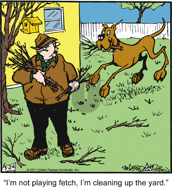 Marmaduke on Thursday March 24, 2011 Comic Strip