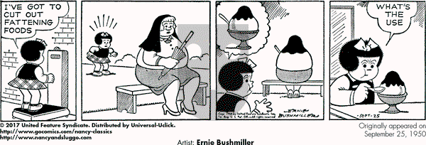 Nancy Classics on Monday September 25, 2017 Comic Strip