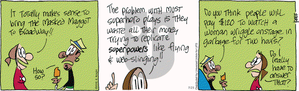 The Knight Life on Thursday July 23, 2015 Comic Strip