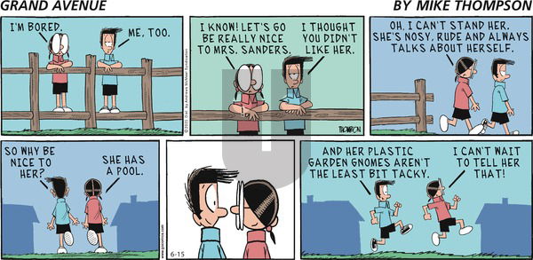 Grand Avenue on Sunday June 15, 2025 Comic Strip