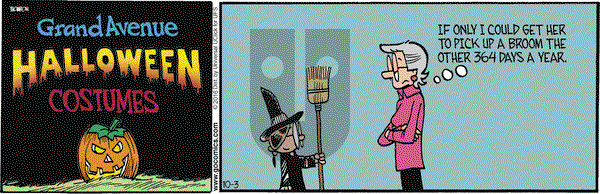 Grand Avenue on Monday October 3, 2016 Comic Strip