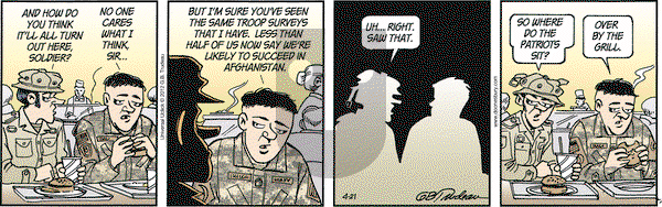 Doonesbury - Saturday April 21, 2012 Comic Strip
