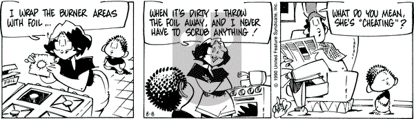 Rose is Rose on Tuesday August 28, 1990 Comic Strip