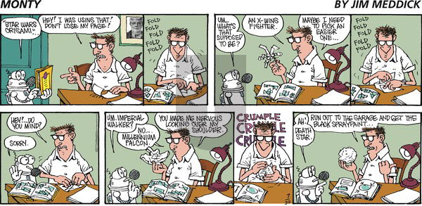Monty on Sunday July 30, 2017 Comic Strip