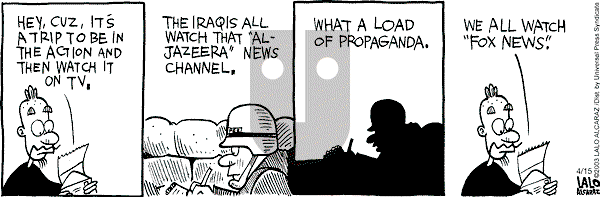 La Cucaracha on Tuesday April 15, 2003 Comic Strip