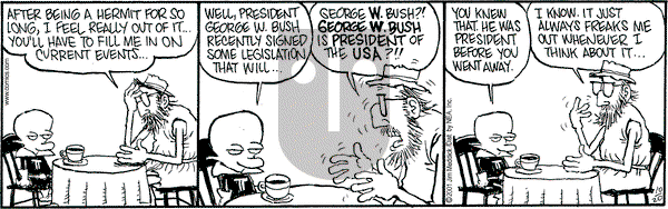 Monty on Saturday October 20, 2001 Comic Strip