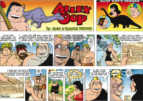 Alley Oop on Sunday March 2, 2014 Comic Strip