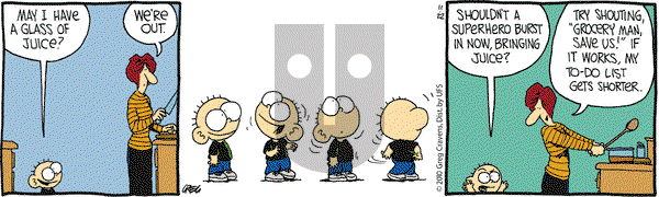 The Buckets on Monday November 22, 2010 Comic Strip