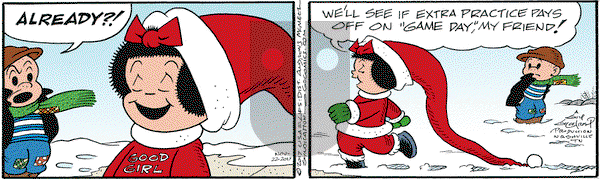 Nancy on Wednesday November 22, 2017 Comic Strip