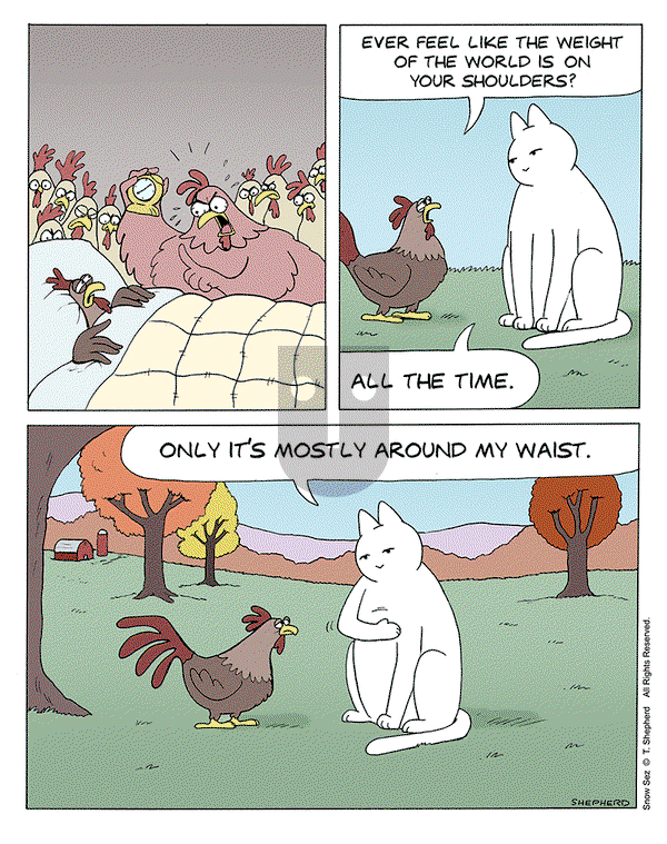 Snow Sez on Monday November 4, 2024 Comic Strip
