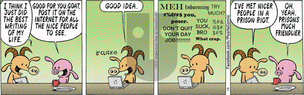 Pearls Before Swine on Friday January 8, 2016 Comic Strip