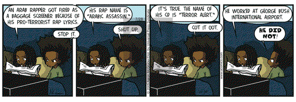 The Boondocks on Thursday July 28, 2005 Comic Strip