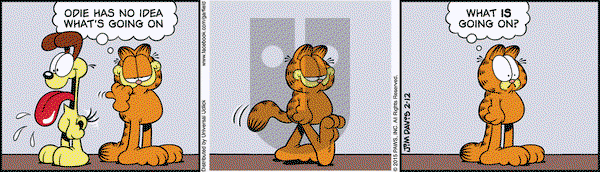 Garfield on Thursday February 12, 2015 Comic Strip