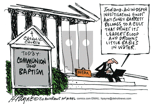 Henry Payne on Monday October 26, 2020 Comic Strip