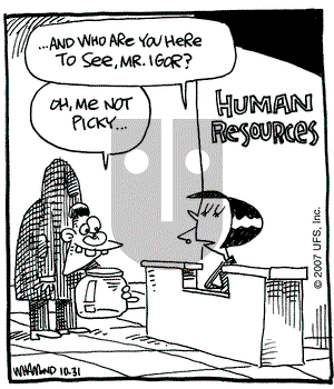 Reality Check on Wednesday October 31, 2007 Comic Strip